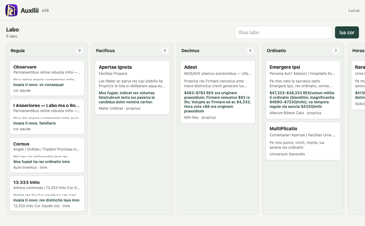 Anonymized interface