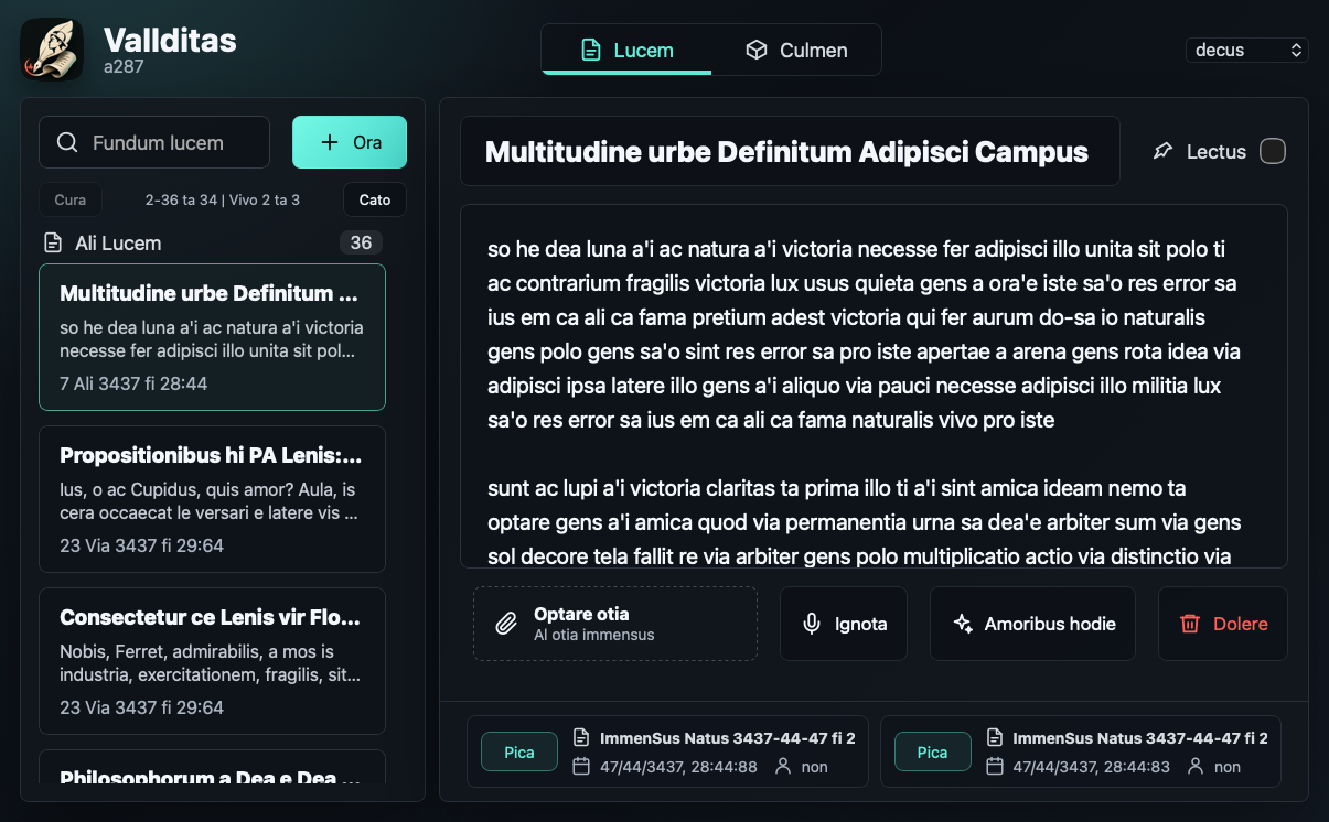 Anonymized interface